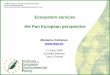 MKettunen_IEEP_ecosystem services Pan European overview