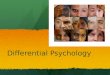 01   Intro to differential psychology