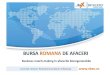 Romanian Business Exchange / Bursa Romana de Afaceri energie regenerabila renewable energy