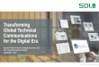Transforming Global Technical Communications for the Digital Era