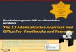 The 12 Adminstrative Assistant Roadblocks and Remedies