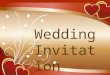 Wedding Invitation - Ecard