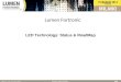 Lumen Fortronic - LED Technology: Status & RoadMap
