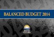 Balanced Budget 2014  March 7 Mike de Jong
