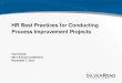 HR Best Practices for Conducting Process Improvement Projects