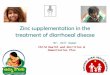 Zinc in Diarrhea in infants and children
