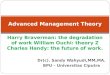 Advanced Management Theory