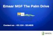 Emaar MGF Launch Emaar MGF The Palm Drive Book Now @ 0124-3314820