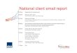 National client email report