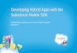 Developing Hybrid Apps with the Salesforce Mobile SDK