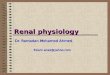 Renal physiology