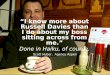 Scott Huber: I know more about Russell Davies than I do about my boss sitting across from me