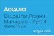 Drupal for Project Managers, Part 4: Maintenance