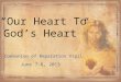 Our heart to god’s heart