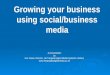 Growing Your Business Using Social Business Media