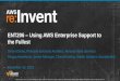Using AWS Enterprise Support to the Fullest (ENT206) | AWS re:Invent 2013