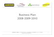 Business Plan 2008 2009 2010