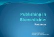 Publishing in biomedicine   sentences