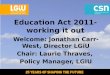 LGiU: "Working it Out" - the Education Act 2011