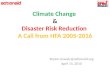 Aandp net presentation on hfa climate change and drr