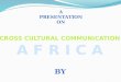 African Culture (Cross-cultural Communication in Business)