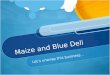 Maize and Blue Deli Marketing Presentation