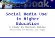 Social Media Use in Higher Education
