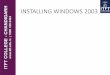 itft_Installing windows 2003