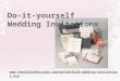 Do it-yourself wedding invitations