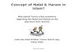 Concept of halal & haram in islam