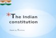 The indian constitution