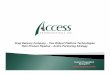 Access Pharmaceuticals Presentation - Spring 2011