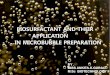 Biosurfactants and their application in microbubble preparation