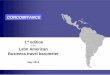 1st Latin America business travel barometer by concomitance