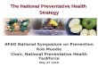 Overview of The National Preventative Health Strategy - Prof. Rob Moodie