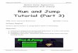 Run and jump tutorial (part 3)   behaviours