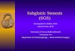 Subglottic Stenosis
