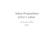 Marketing, Value, Value Propositions, Selling, Value Adding, Sales