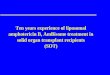 Ten years experience of liposomal amphotericin B, AmBisome 