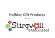 Stirgwolt & Associates Holiday gift products