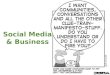 Social media, business, agencies & the future