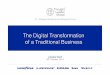 The Digital Transformation of a traditional company