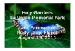 Interment of rudy flores at holy gardens la union