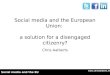 Sociale media en de Europese Unie