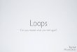 Loops and Objective-C and C Programming