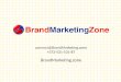Brand Marketing Zone Brand Optimization PowerPoint
