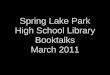 March 2011 booktalks