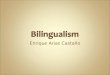 Bilingualism 1st part