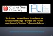 Distributive Leadership and Transformative Institutional Change – Blended and Flexible Learning and a Teaching Fellowship Scheme