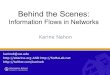Karine Nahon, Behind the scenes: Information flows in networks